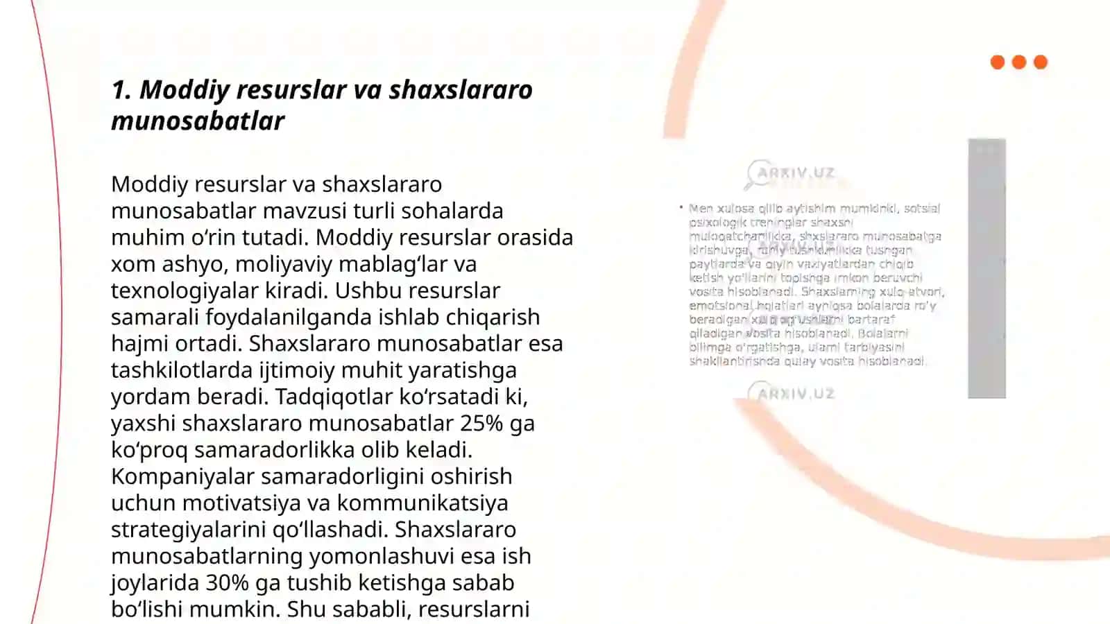 Sotsial psixologiyada Moddiy, ahloqiy psixologik, intim shaxslilik adaptatsiyalari 3