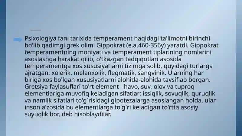Psixologiyada shaxsning tuzilishi va temperament turlari 3