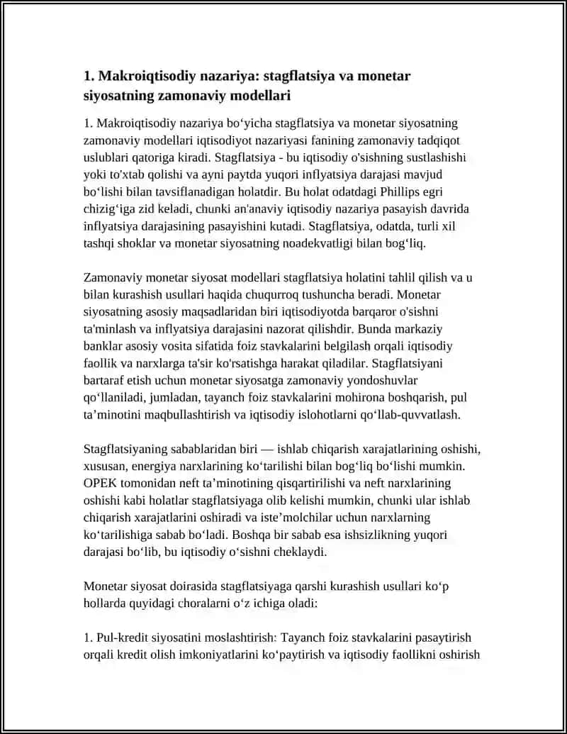 IQTISODIYOT NAZARIYASI FANING ZAMONAVIY TADQIGOT USHUBLARI 3