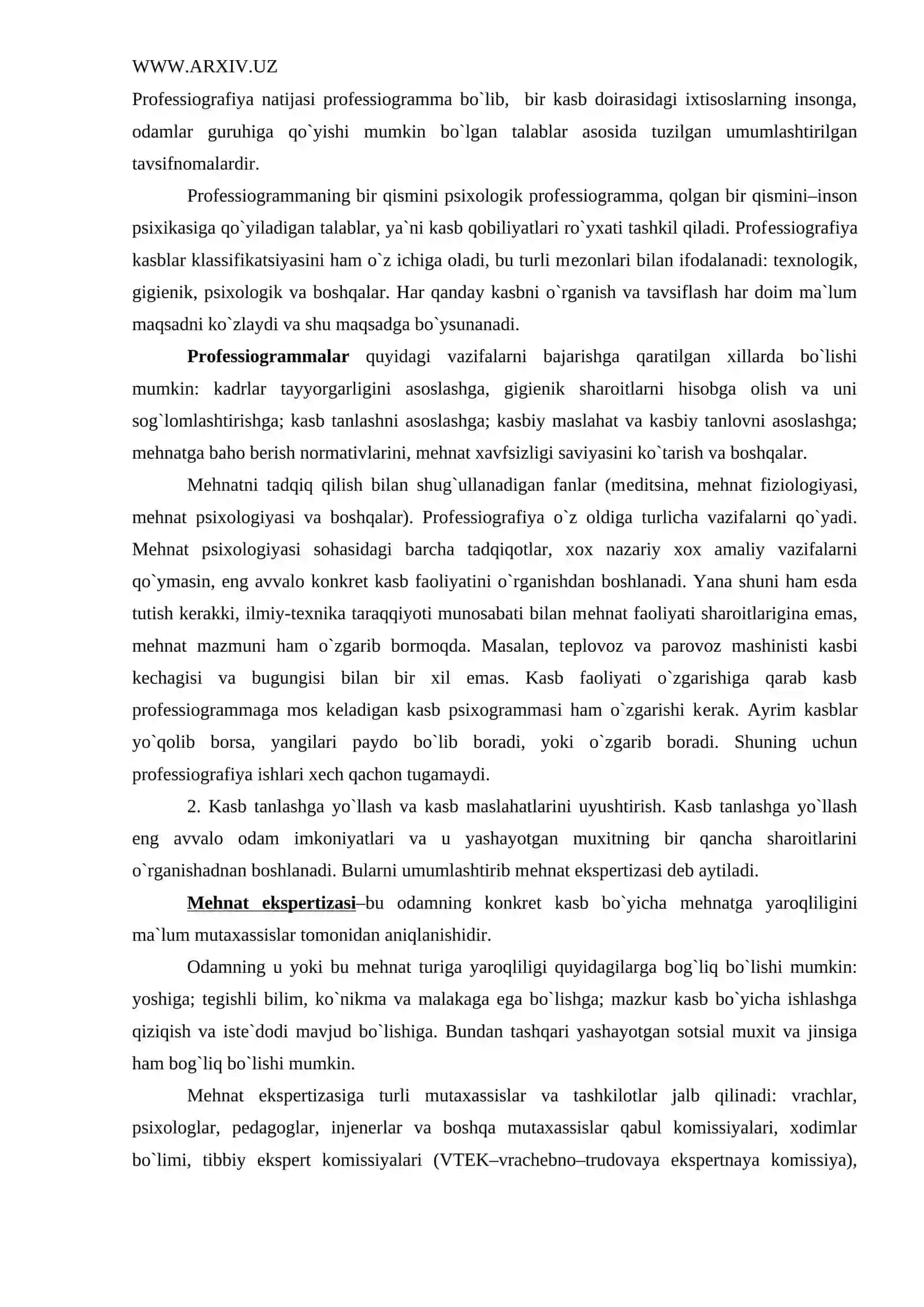 Kasb ta`limi psixologiyasi prеdmеti va uning vazifalari 3