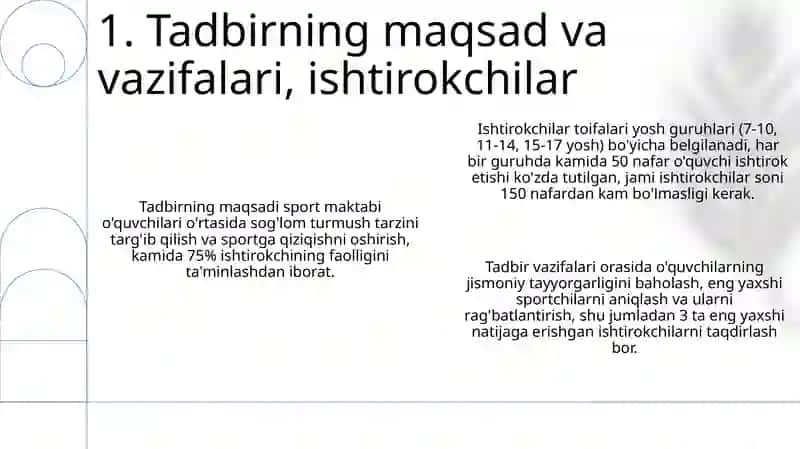 Turmush Tarzi va Sportga Qiziqishni Oshirish 3