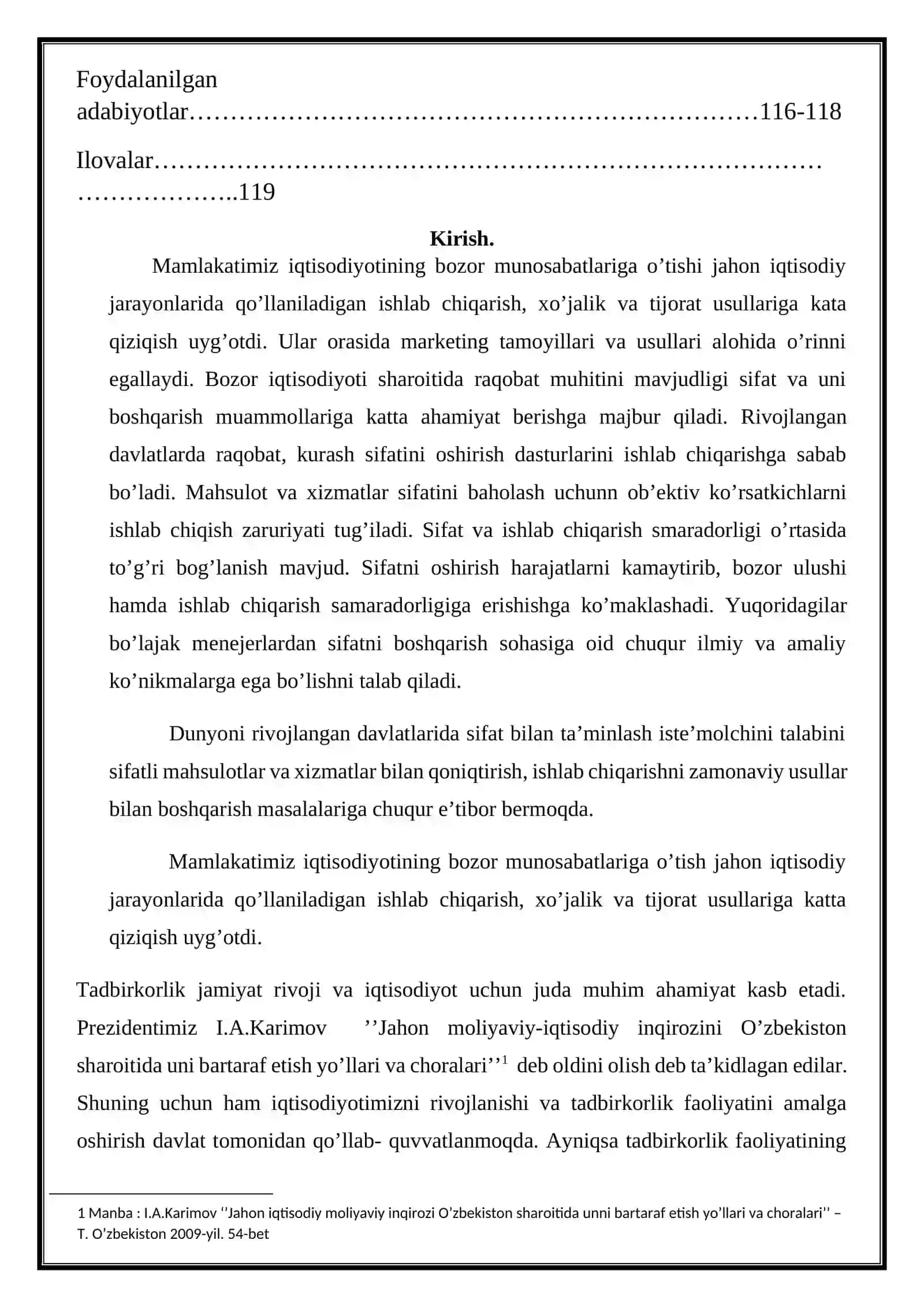 Ishlab chiqarish korxonalarida sifatni boshqarish tizimini takomillashtirish 3