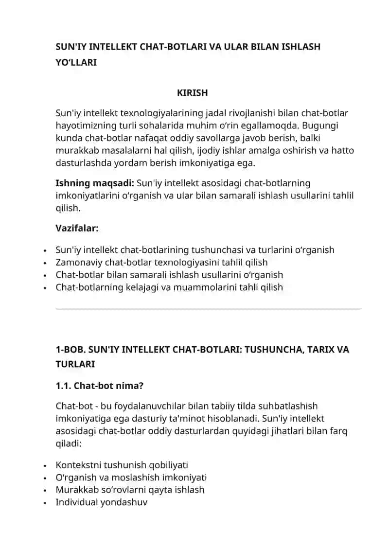 Sun'iy intelekt haqida mistaqil ish 3