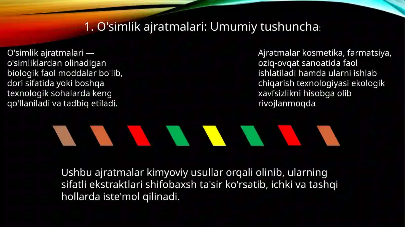 O'simlik Ajratmalari Texnologiyasi va Qollanishi 3