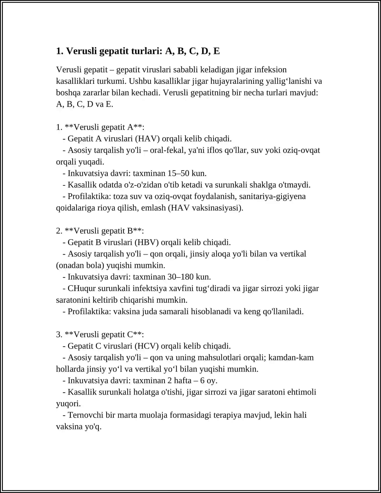 VERUSLI GEPATIT 3