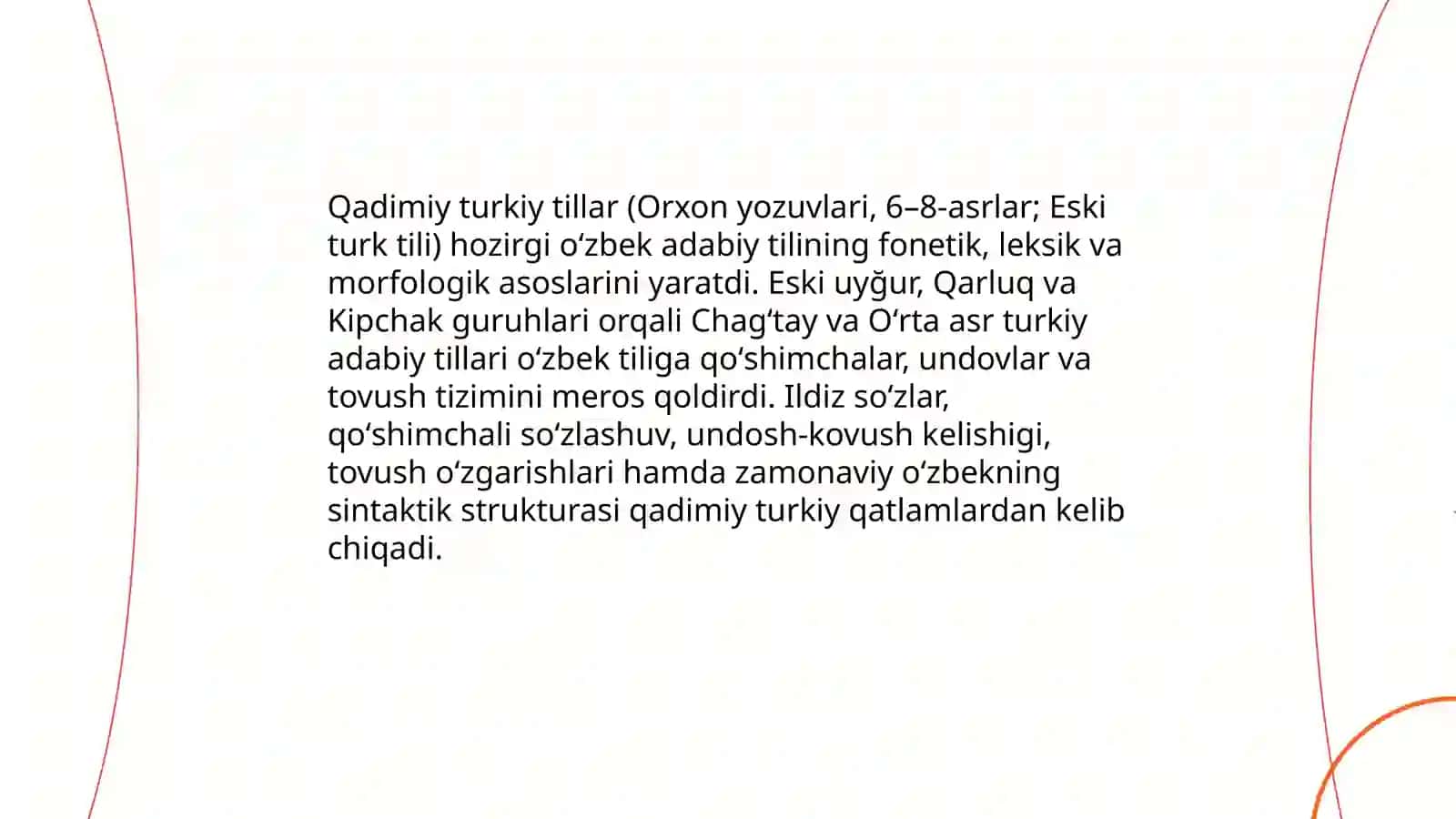 Hozirgi oʻzbek adabiy tilining tarixiy ildizlari 3