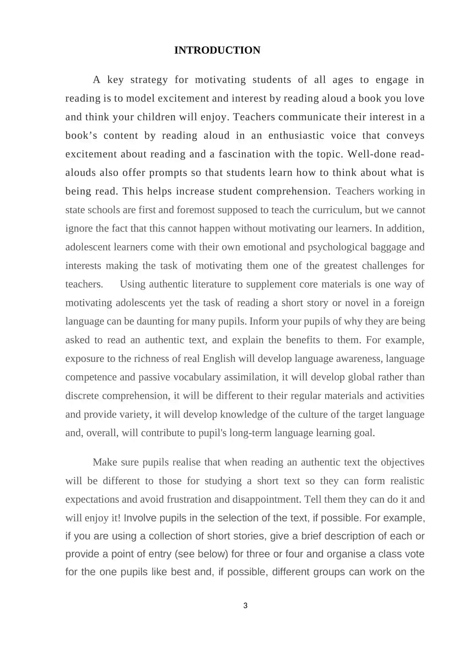 MAKING READING CLASSES MOTIVATIONAL TO YOUNG LEARNERS 3