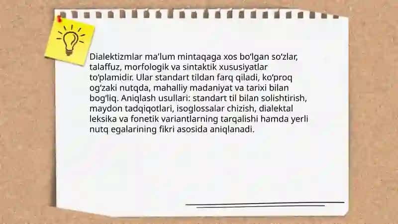 Dialektizmlar 3