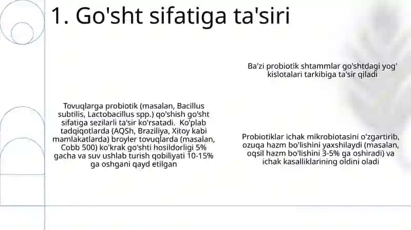 Tovuqlarga probiotik 3