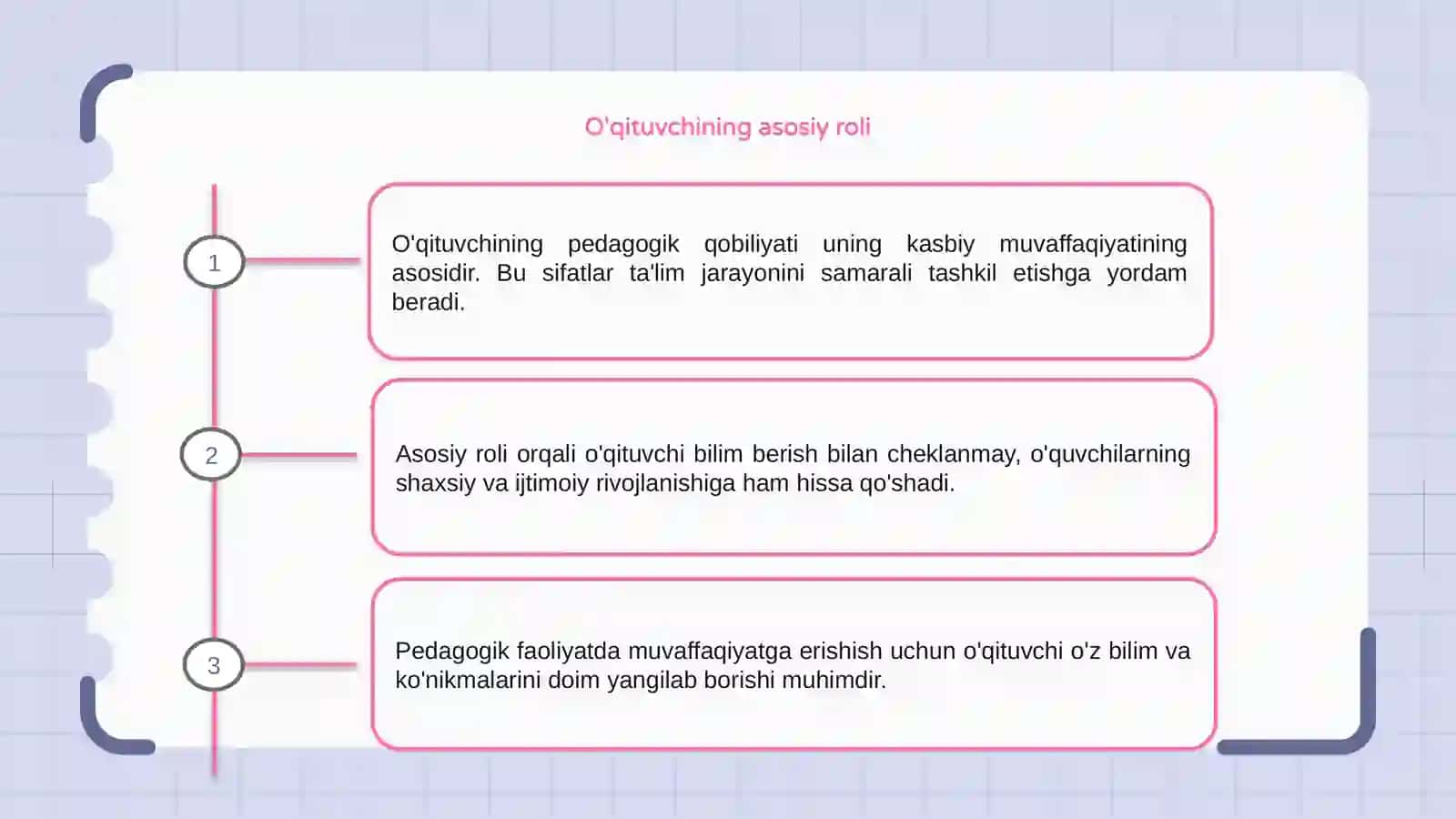 Õqituvchi faoliyatida pedagogik qobilyati 3