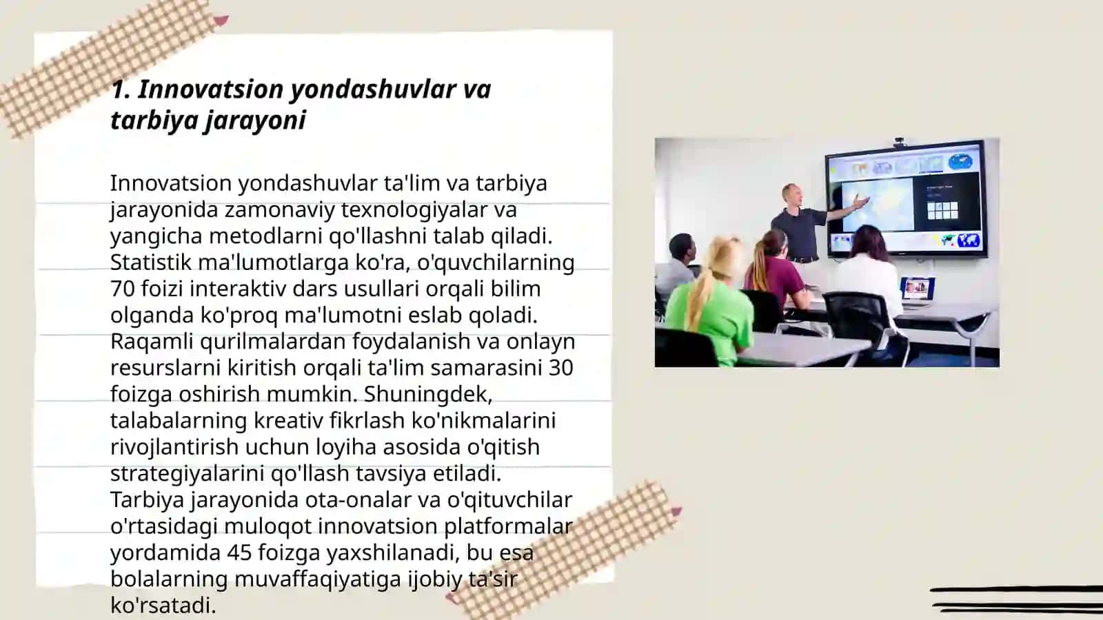 Innovatsion yondashuvlar va tarbiya jarayoni 3