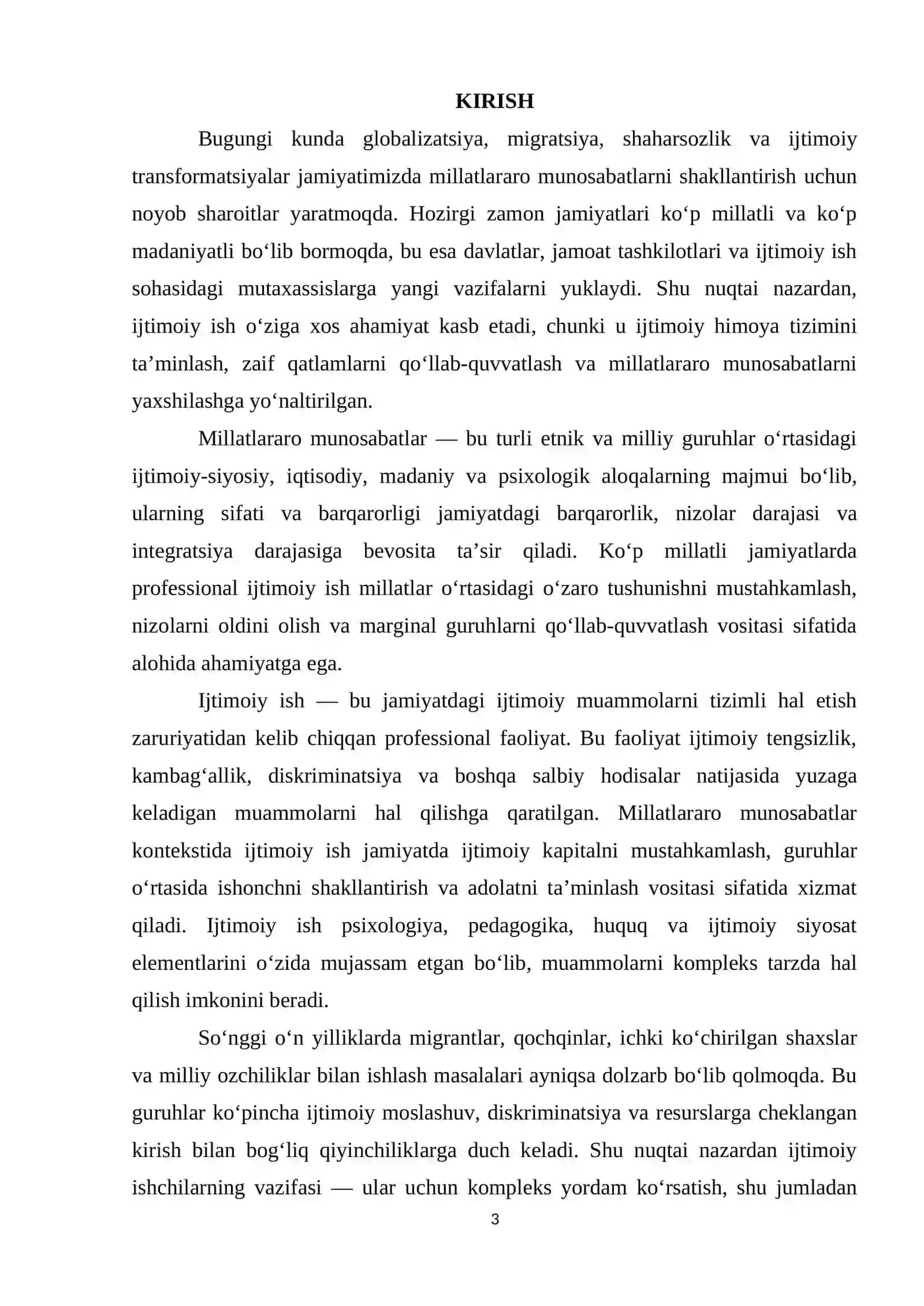 Millatlararo munosabatlar muhitida ijtimoiy ish 3