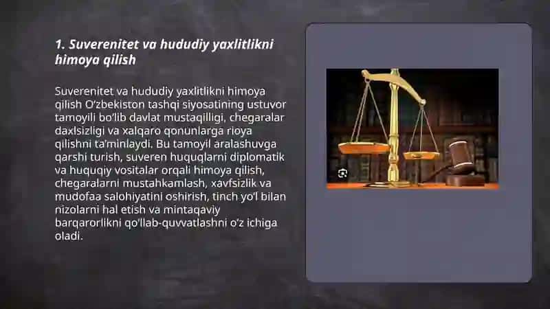 O‘zbekiston tashqi siyosatining asosiy tamoyillari 3