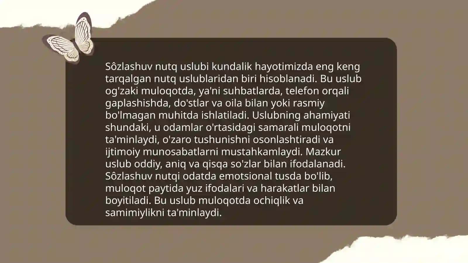 Sôzlashuv nutq uslubi va uning ahamiyati 3
