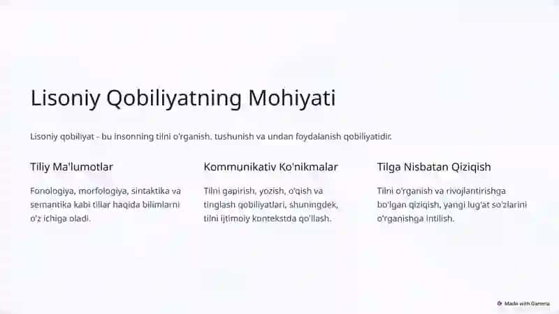 Insonning Lisoniy Qobiliyati: O'rganish va Rivojlantirish 3