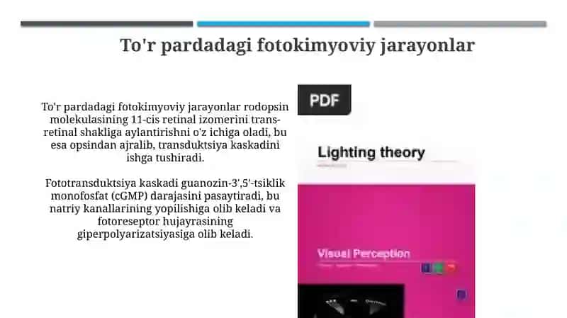 To'r pardadagi fotokimyoviy jarayonlar 3