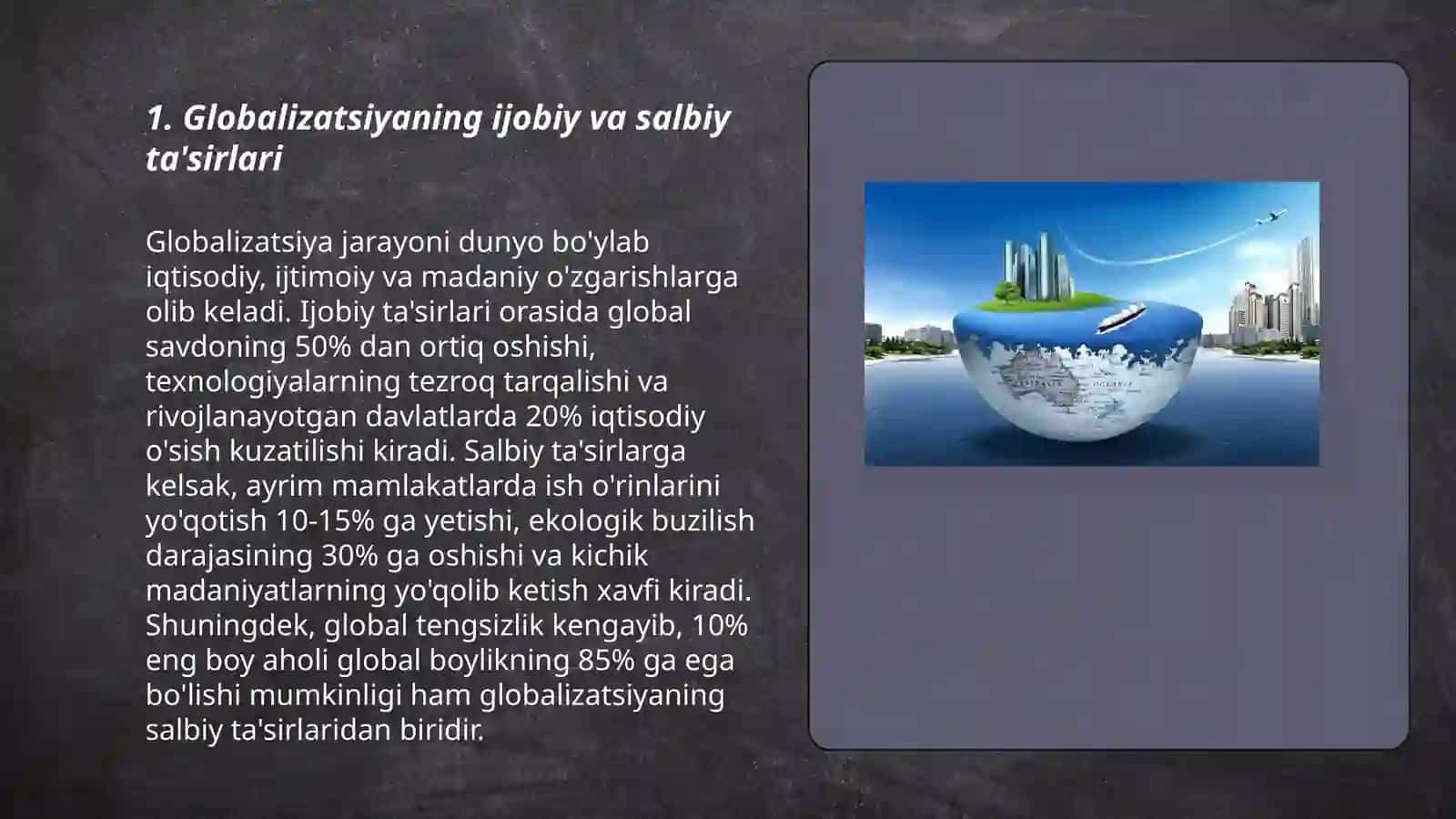 Jahonning global Iqtisodiy muammolari 3
