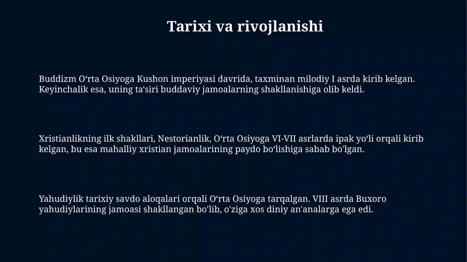 O'zbekistonda noislomiy diniy tashkilotlar 3