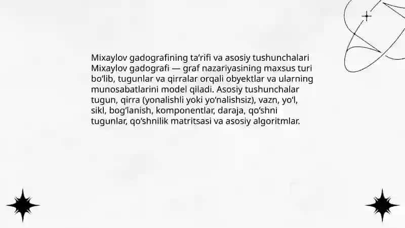 Mixaylov gadografini qurish 3