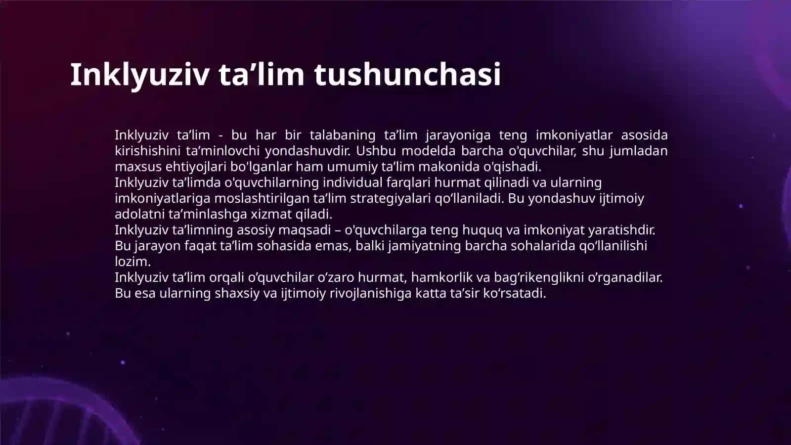 INKLYUZIV TAʼLIMDA SUNNIY INTELLEKTNI INTEGRATSIYA QILISH 3