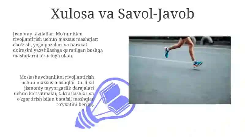 Moslashuvchanlikni rivojlantirish uchun maxsus mashqlar 3