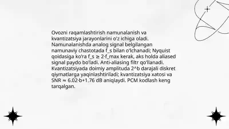 Kompyuterdagi tovushli ma'lumotlarning xilma-xilligi 3