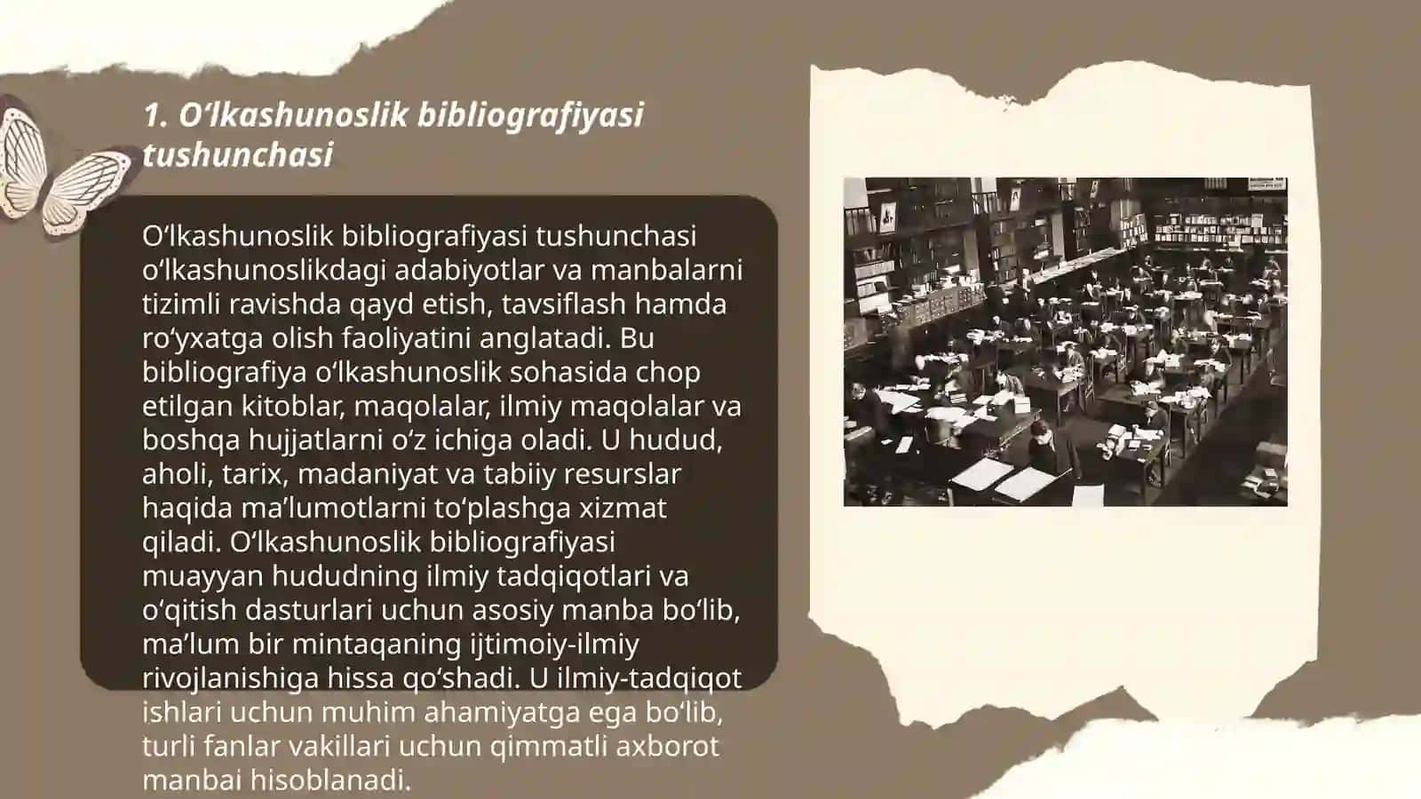 Oʻlkashunoslik bibliografiyasi tushunchasi 3