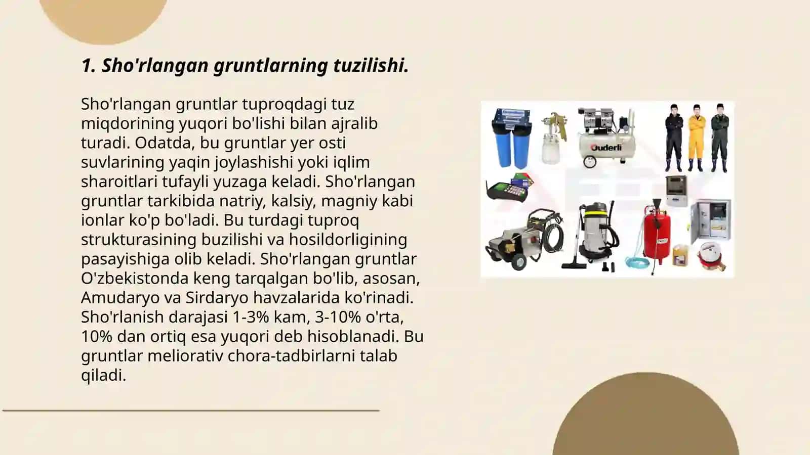 Sho'rlangan gruntlar va sho'rxoq gruntlardan yo'l poyini qurish texnologik jarayonlari va ularning o'ziga xos tomonlari 3