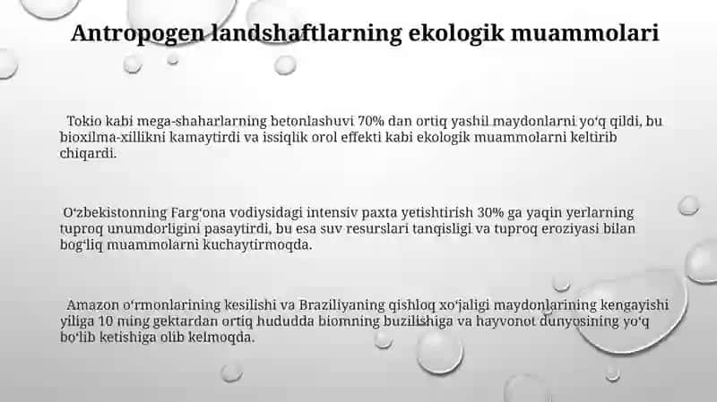 Antropogen landshaftlarning strukturasi va barkarorlig 3