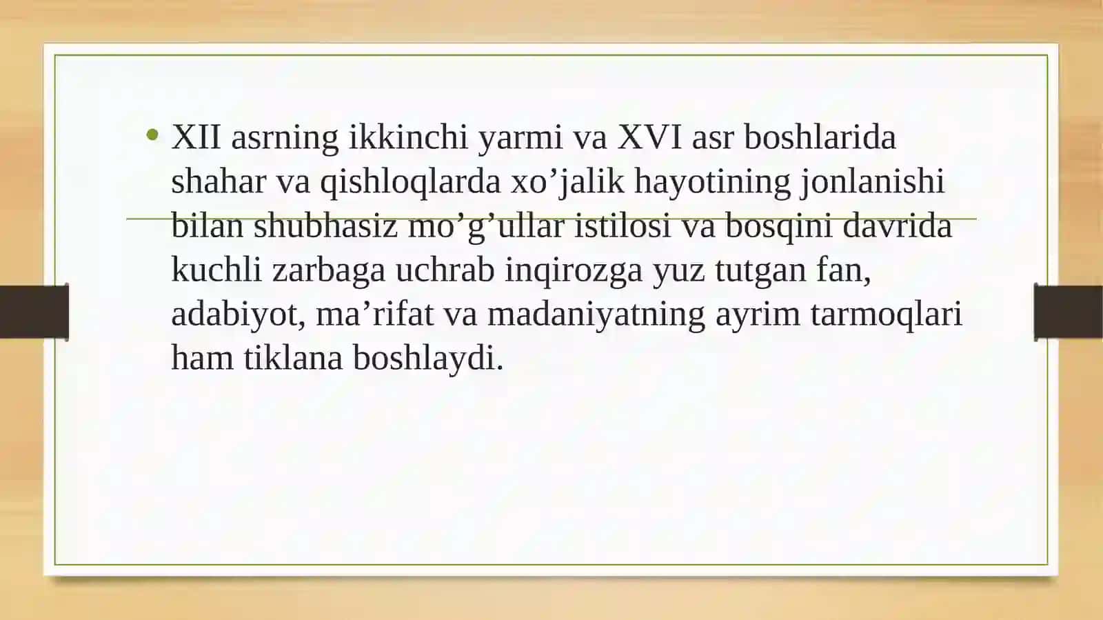 XII ASRNING IKKINCHI YARMI VA XVI ASRDA MOVAROUNNAHRDA MADANIYAT, MAKTAB VA PEDAGOGIK FIKRLAR RIVOJI 3