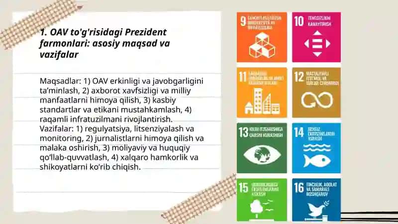 OAV to'g'risidagi Prezident farmonlari 3