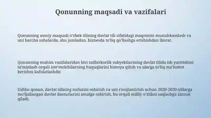 Qonunning Maqsadi va Vazifalari 3