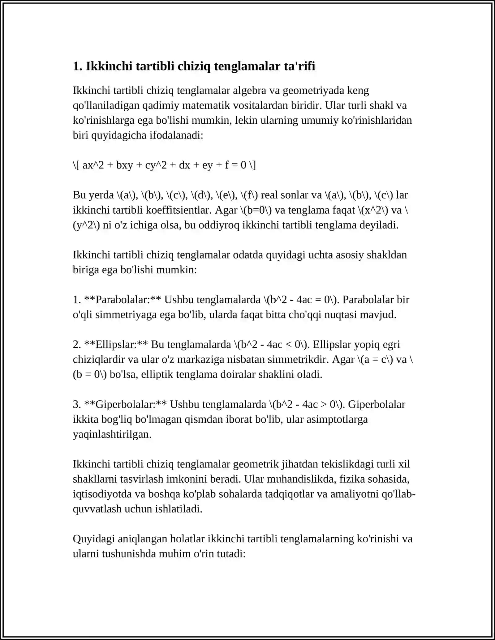 IKKINCHI TARTIBLI CHIZIQ TENGLAMALARI 3
