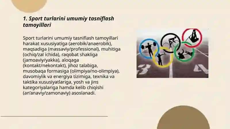 Sport turlarining ummumiy tasnifi 3