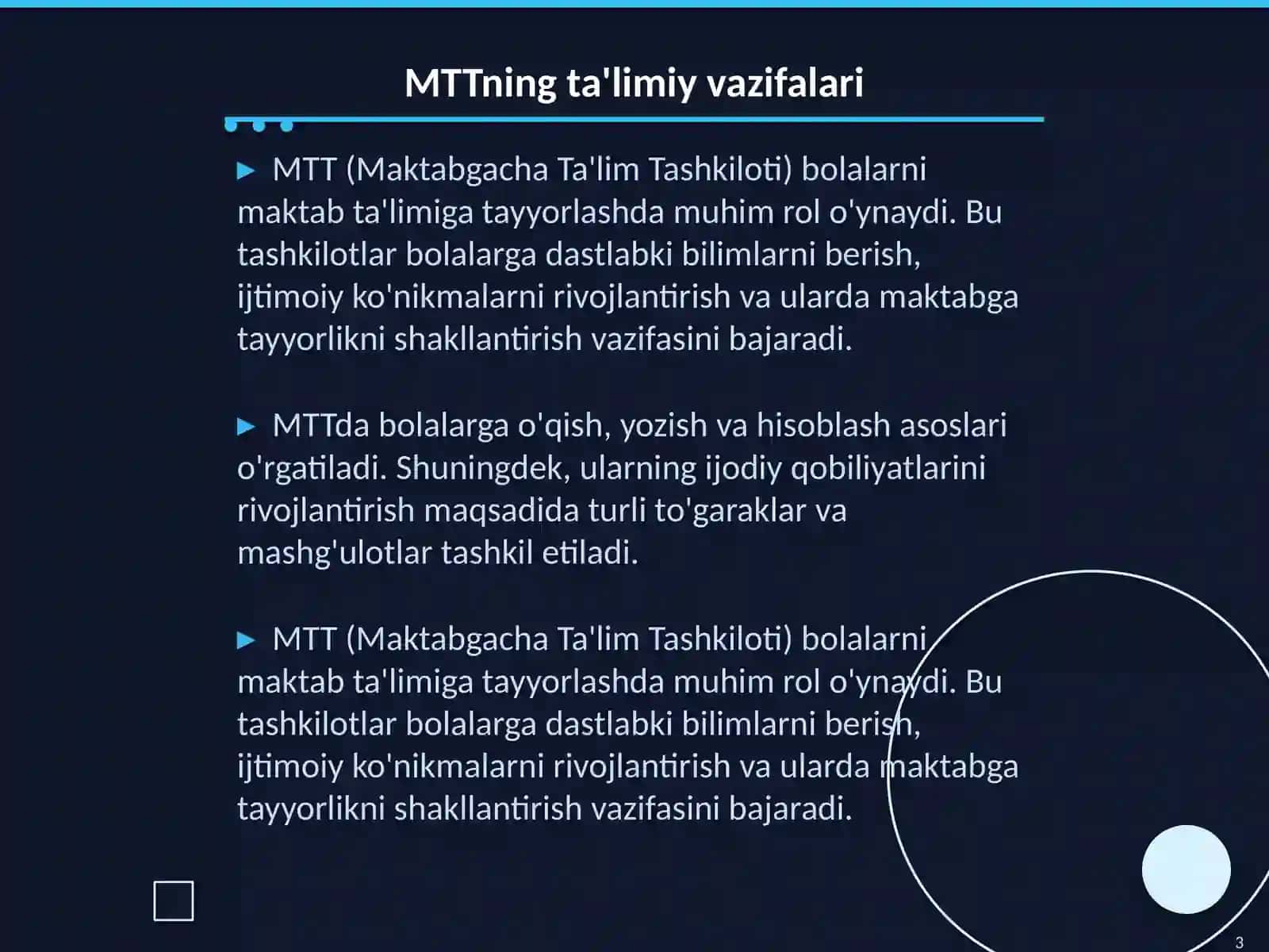 Bolalarni maktab ta’limiga tayyorlashda MTT, oila va maktabning xamkorligi 3