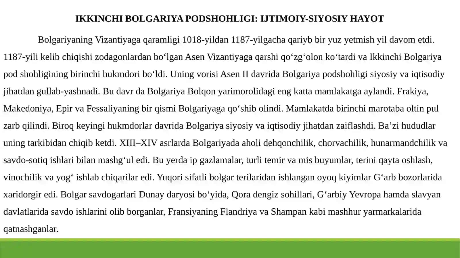 Ikkinchi Bolgariya Podshohligi: Ijtimoiy-siyosiy hayot 3