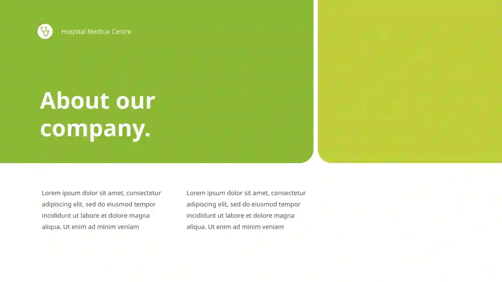 Medical Presentation Template 3