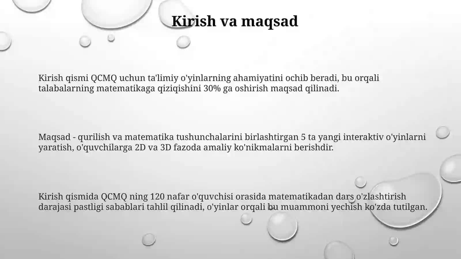 Qurilish va matematika markazi uchun ta'limiy o'yinlar 3