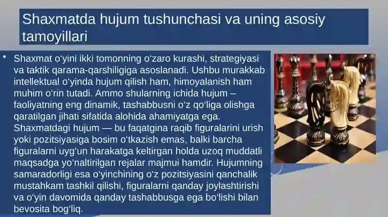 Shaxmat: hujum qilish va himoyalanish 3