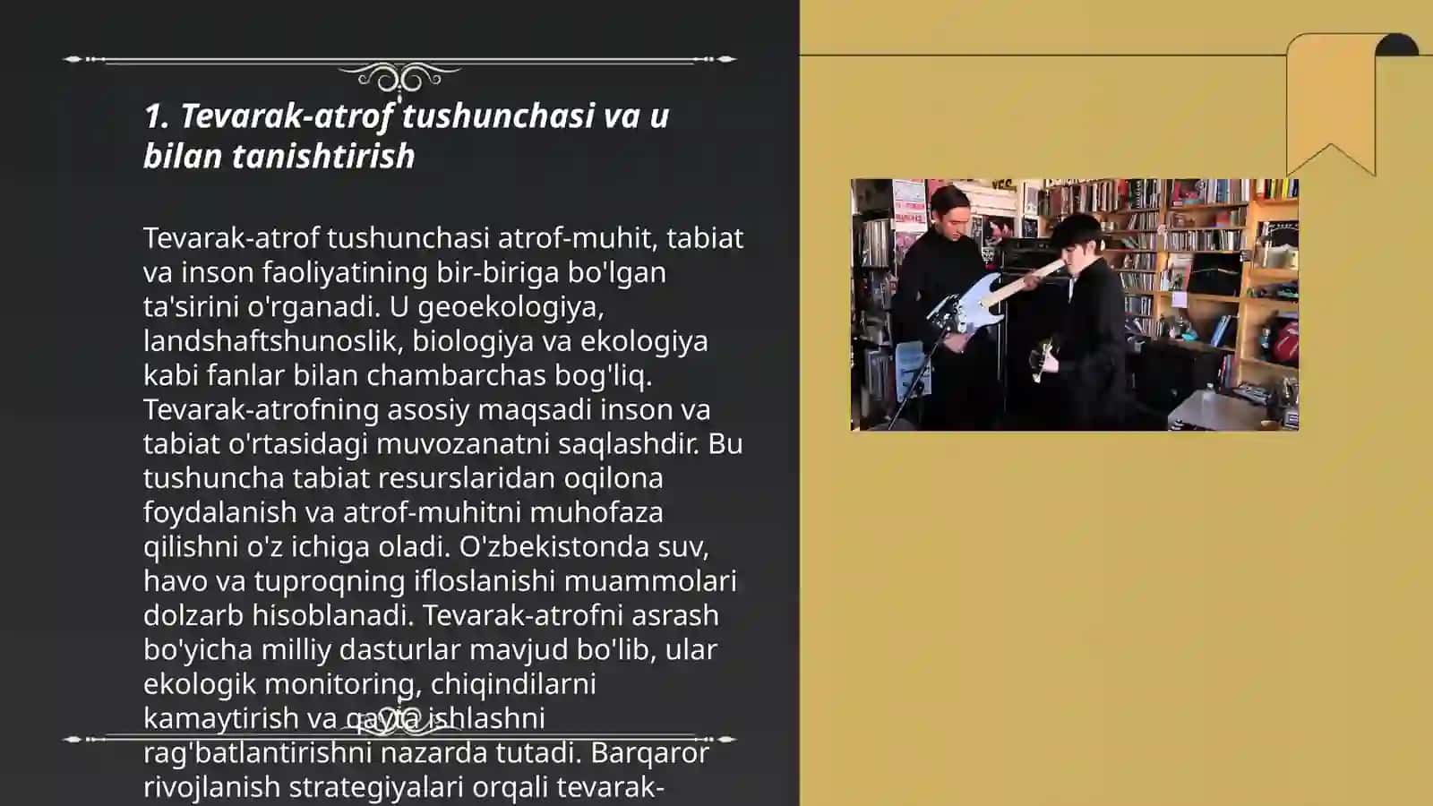 Tevarak atrof bilan tanishtirishning oʻziga xosligi 3
