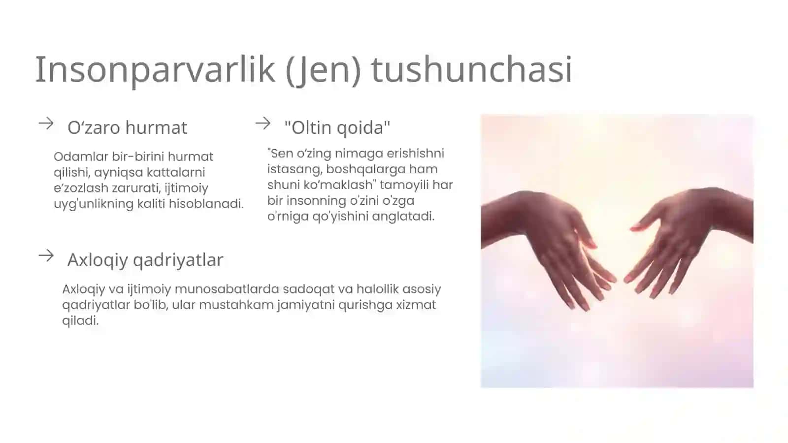 Konfutsiylikdinining asosiy gʻoyalari 3