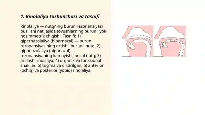 Rinolaliya nutq nuqsoni hamda u bilan olib boriladigan psixik korreksion ish 3