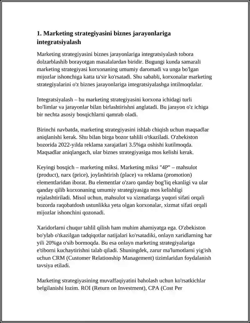MARKETING STRATEGIYASI 3