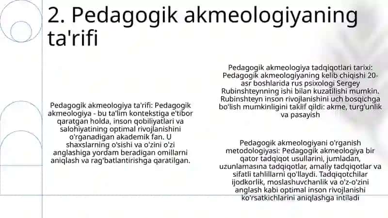 Pedagogik Akmeologiya Tadqiqotlar Tarixi Va Metodologiyasini Organish 3