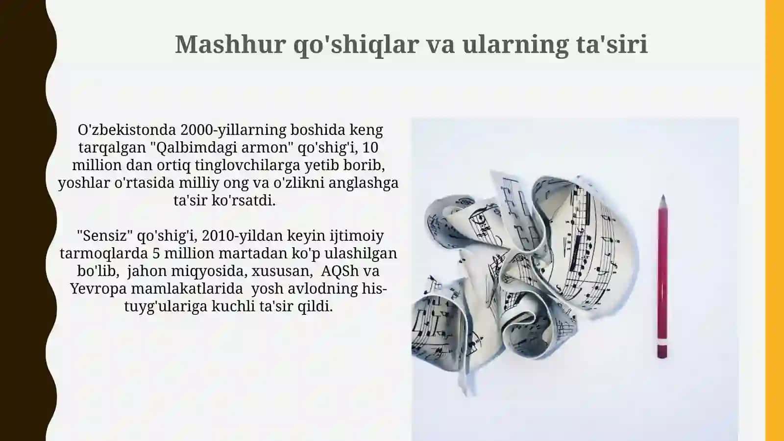 Mashhur qo'shiqlar va ularning ta'siri 3
