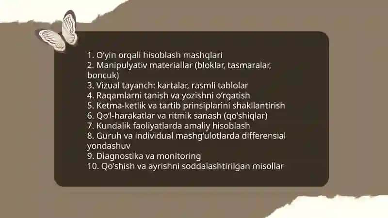 Maktabgacha taʼlim tashkilotlarida tarbiyalanuvchilarga hisoblash usullarini oʻrgatish 3