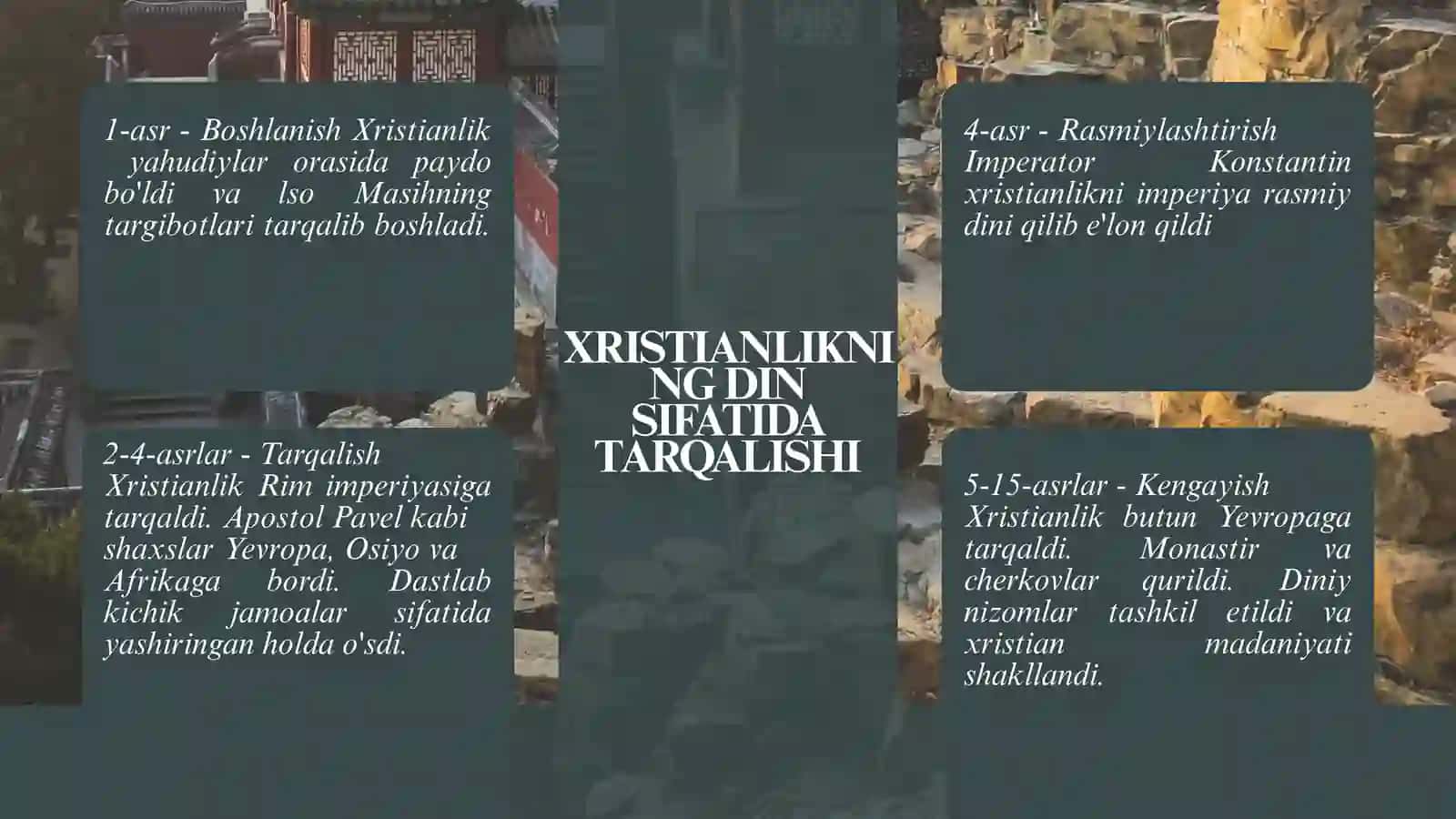 XRISTIANLIK DINI TARIXI 3