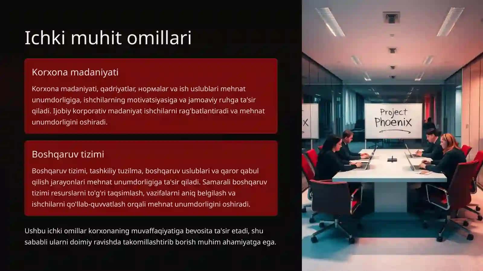 Mehnat jarayonini shakllantiruvchi omillar 3