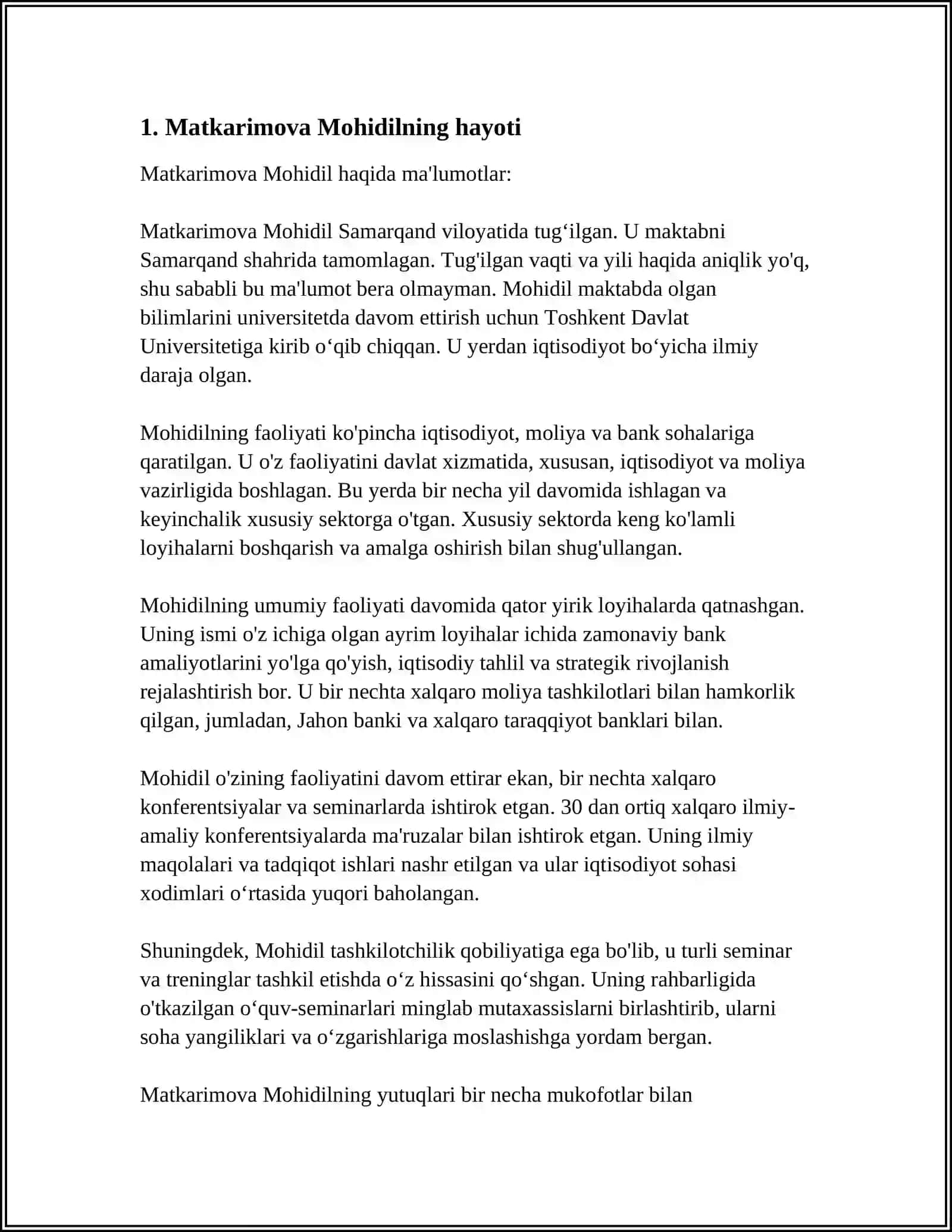 MATKARIMOVA MOHIDIL 3