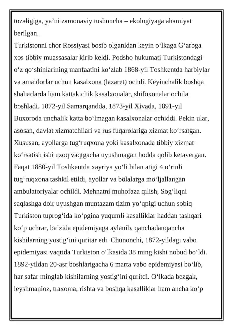 Sogʻliqni saqlash 3